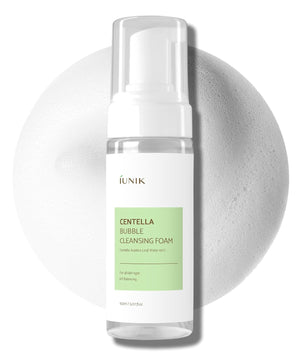 IUNIK Centella Bubble Foaming Vegan Facial Cleanser